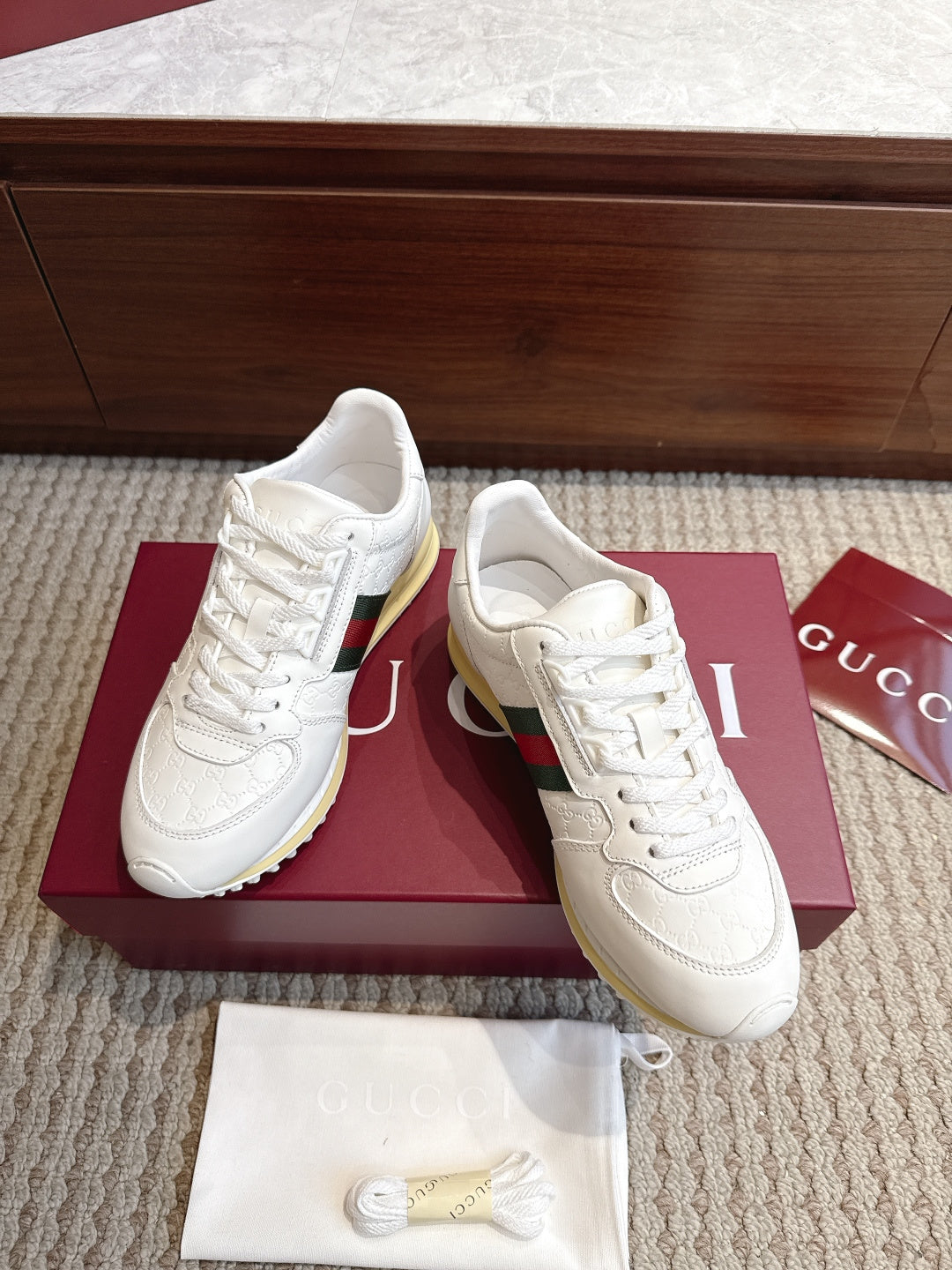 GG Re-Motion Sneakers White Leather 104408
