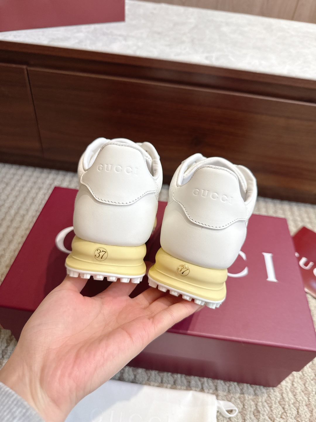 GG Re-Motion Sneakers White Leather 104408