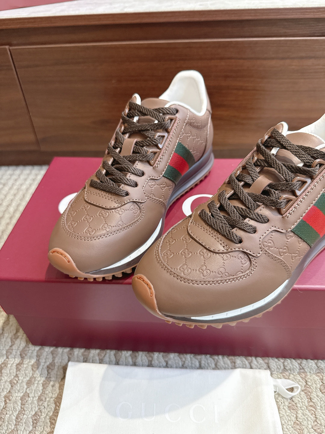 GG Re-Motion Sneakers Brown Leather 104412