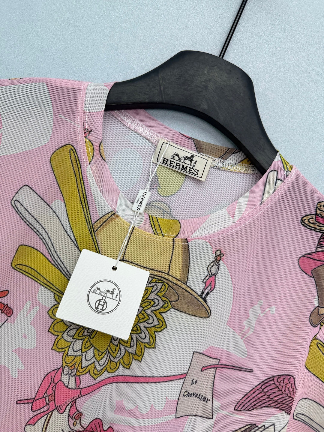 HM 26s T-Shirt Pink Colorful Mesh 367053