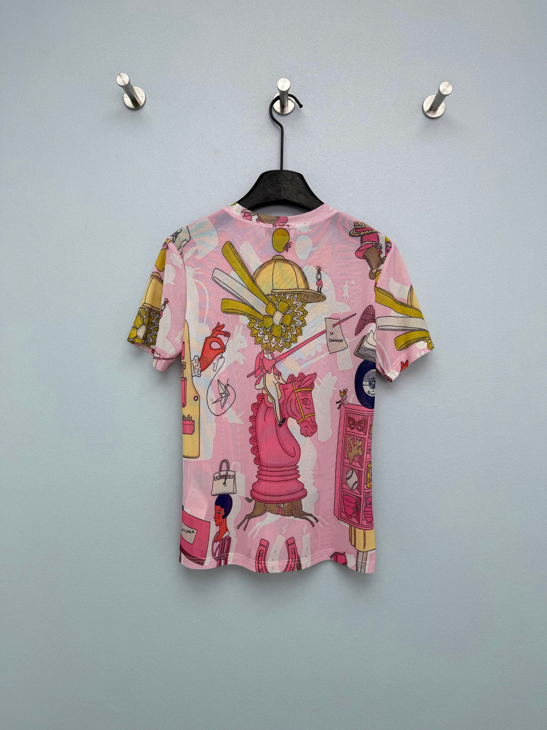 HM 26s T-Shirt Pink Colorful Mesh 367053