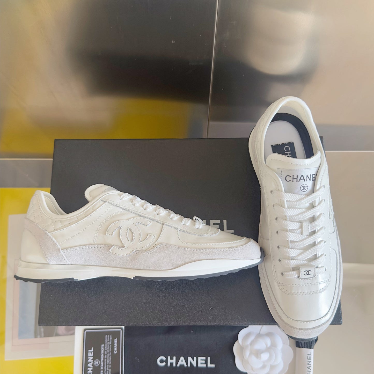CC 25K British Baseball Shoes White Cowhide 459734