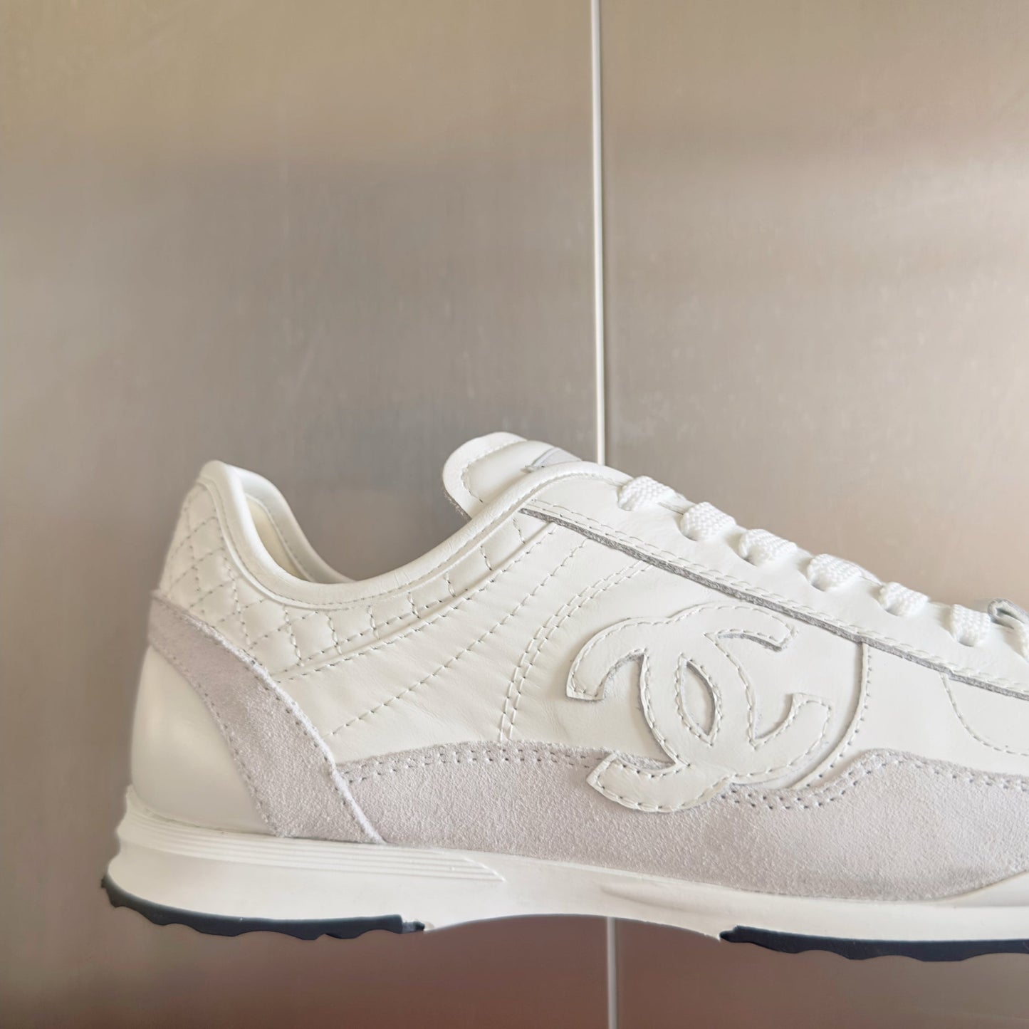 CC 25K British Baseball Shoes White Cowhide 459734