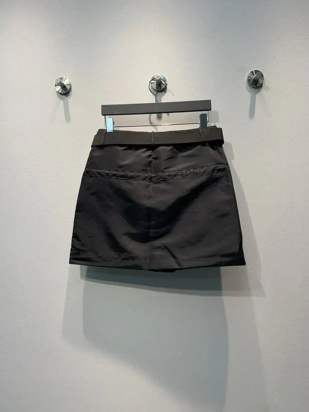 Prada 2026 Mini Skirt Black Polyester 395935