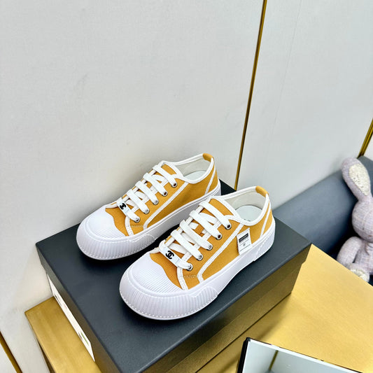 CC 26s Platform Sneakers Orange Canvas 832621