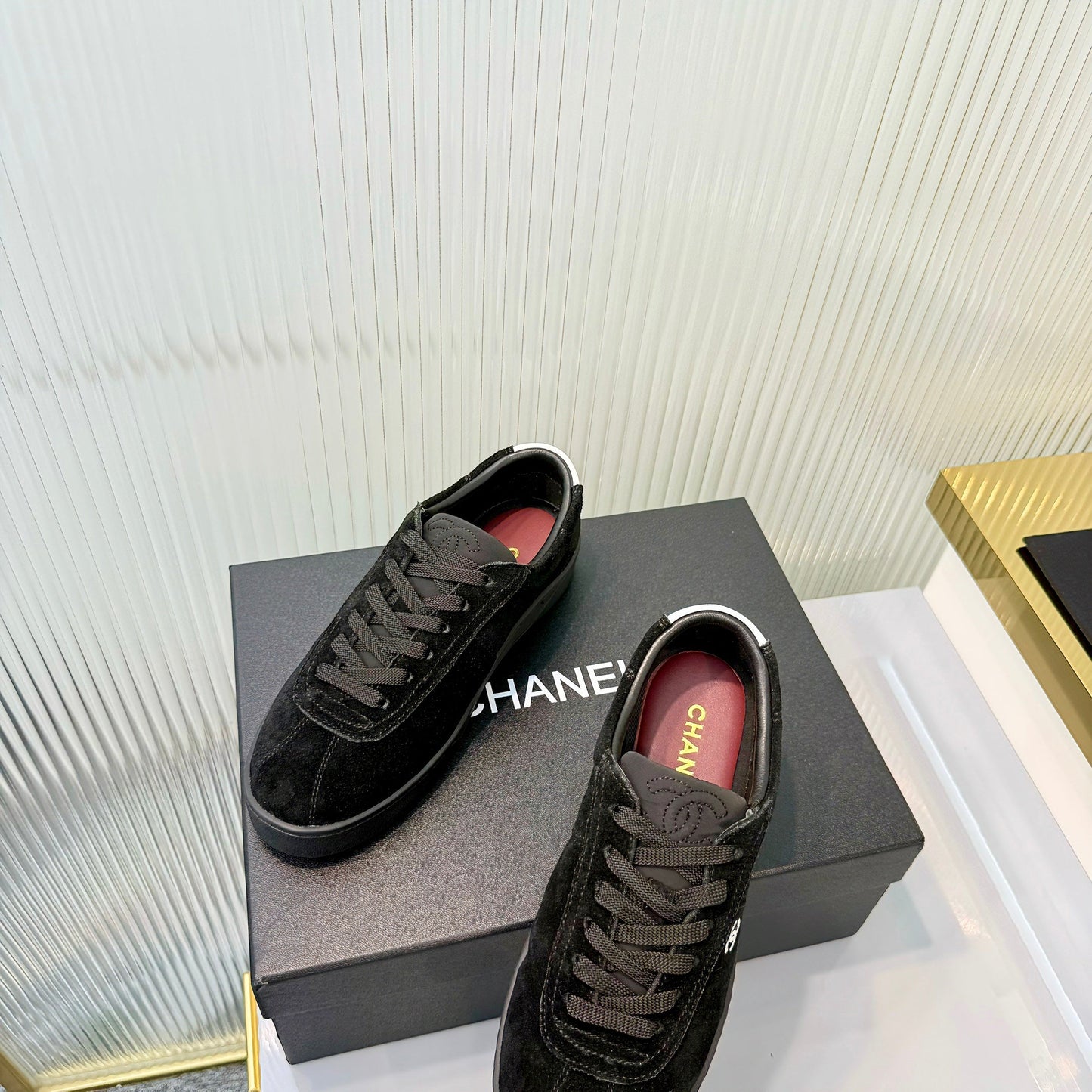 CC 26 Trainer Black Suede 713980