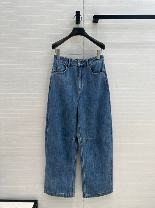 Loewe 25 Sickle Jeans Blue Denim Cotton