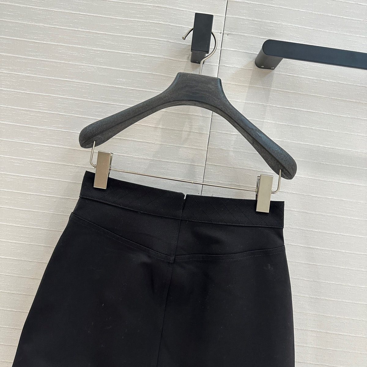 Hm 25 Zippered Skirt Black Cotton