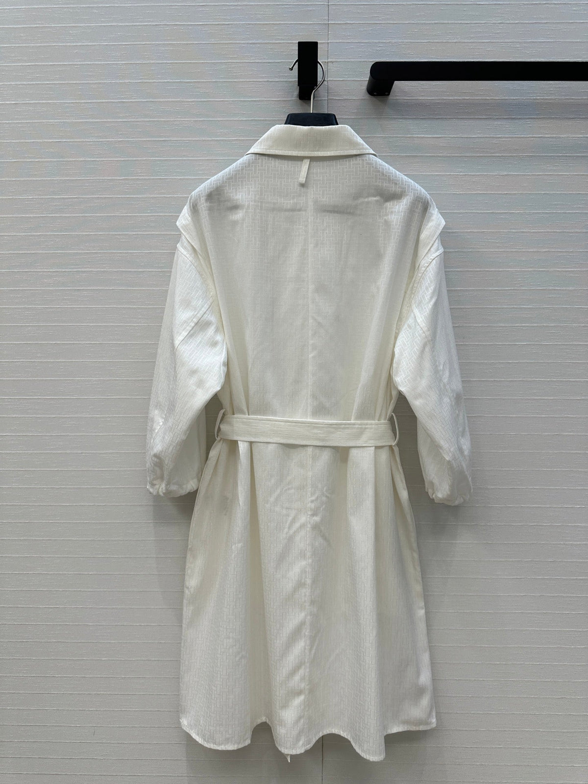 HM Jacquard Shirt Dress With Tie Neck 276149