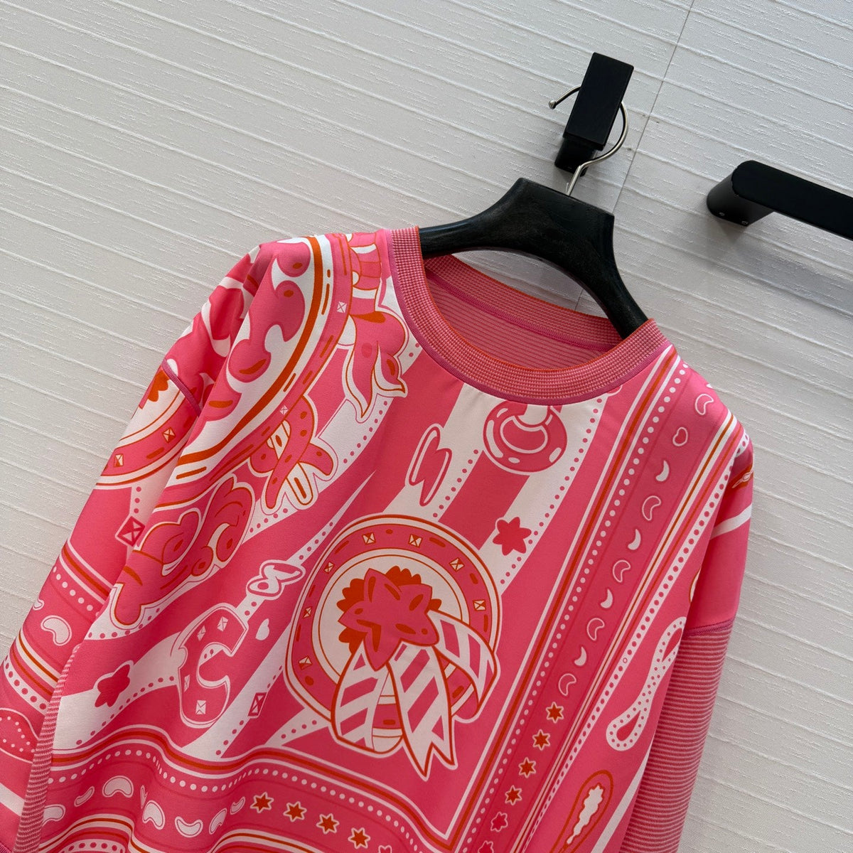 HM "Candy Libris" Long-Sleeve Hot Pink Cotton Tencel
