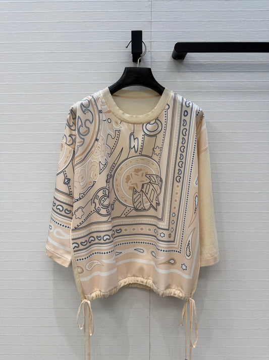 HM "Candy Libris" Long-Sleeve Beige Cotton Tencel