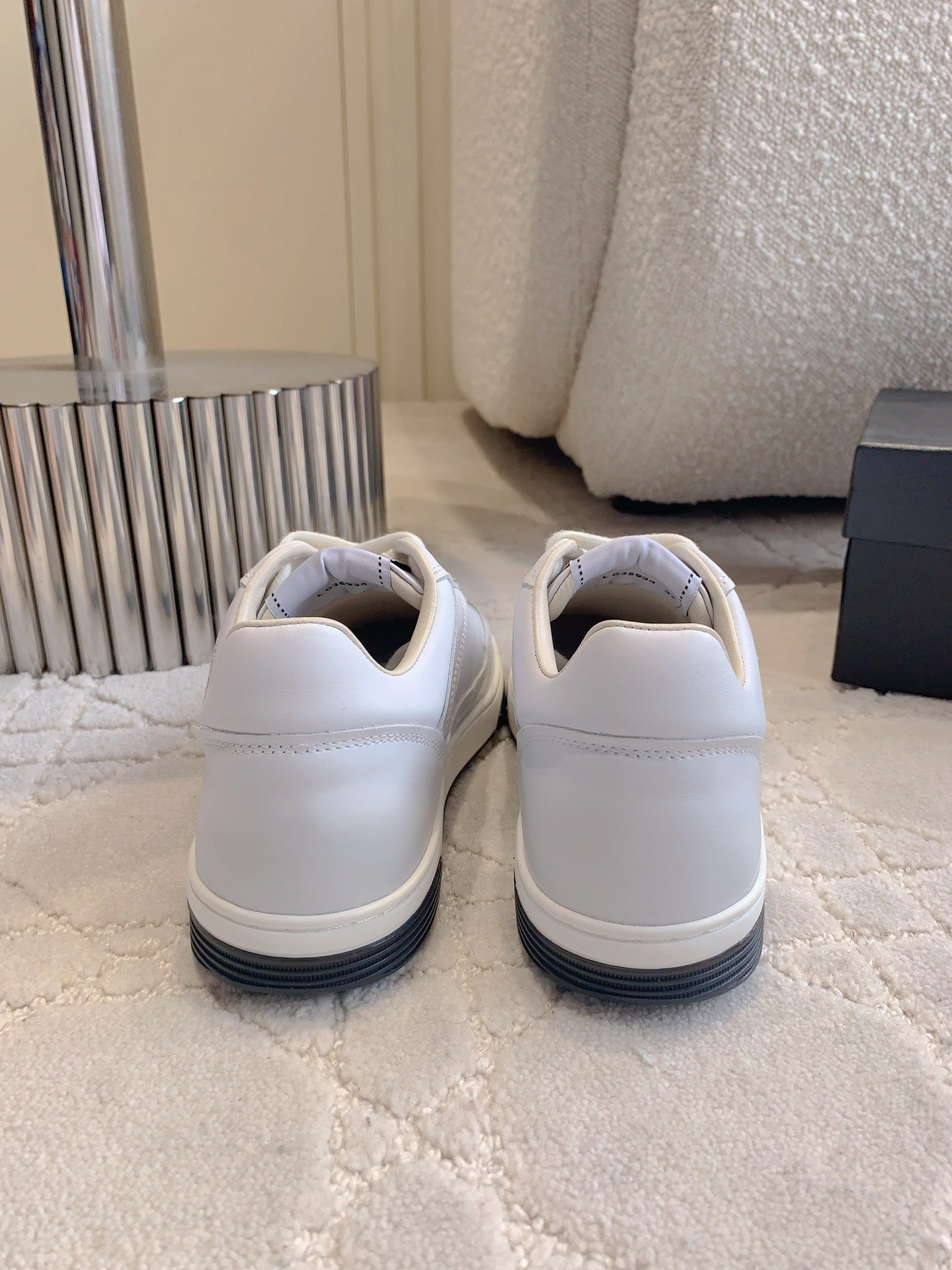 CC 2024 Logo Sneakers Cream Lambskin 906413