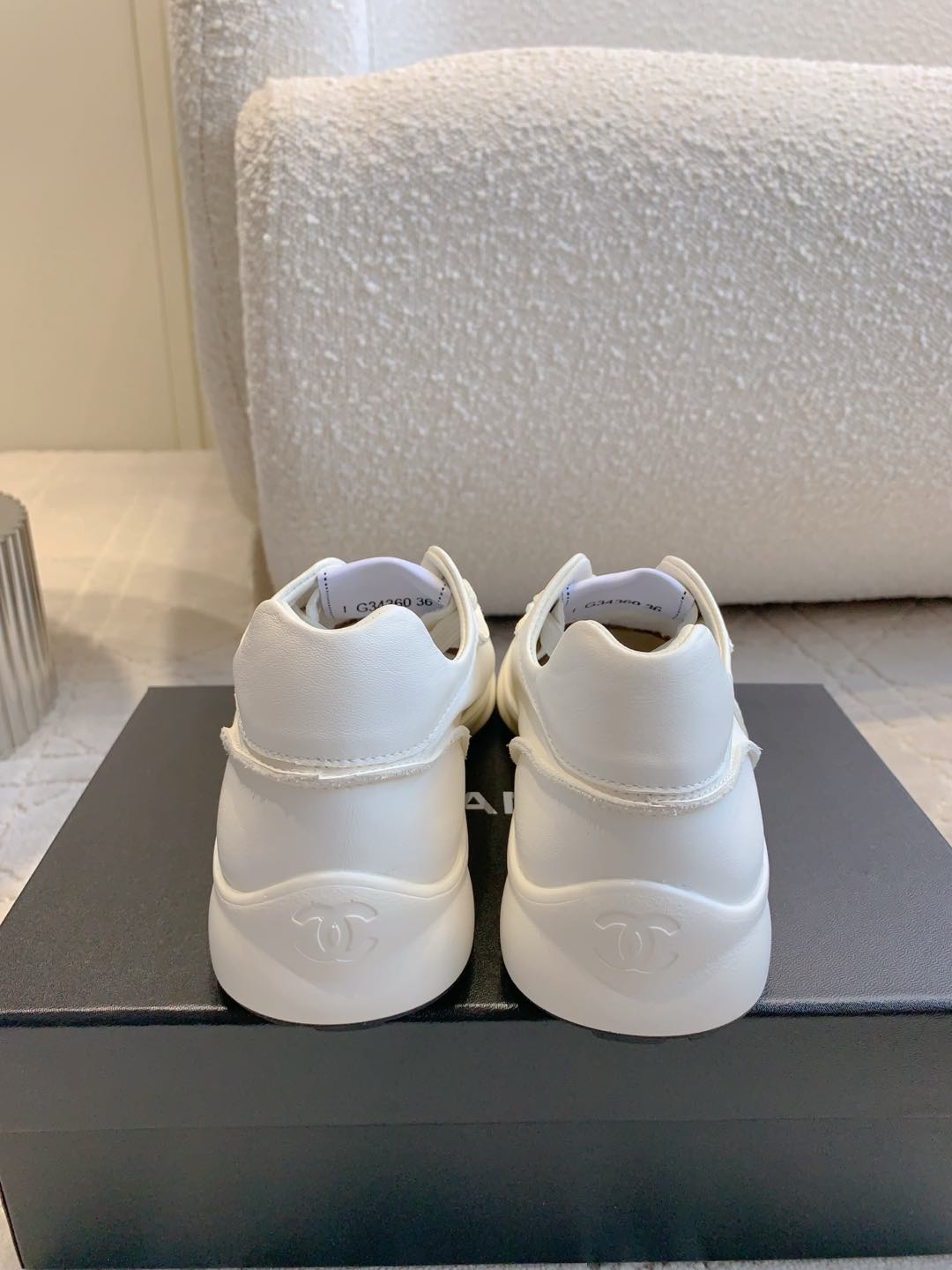 CC 26s Sneakers White Perforated Calfskin 906377