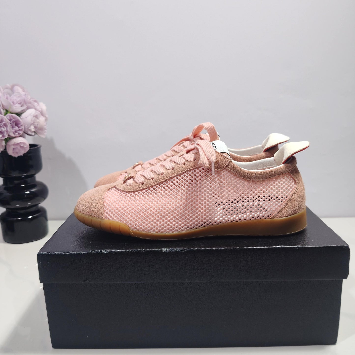 CC 26s Sneakers Light Pink Suede Mesh 953773