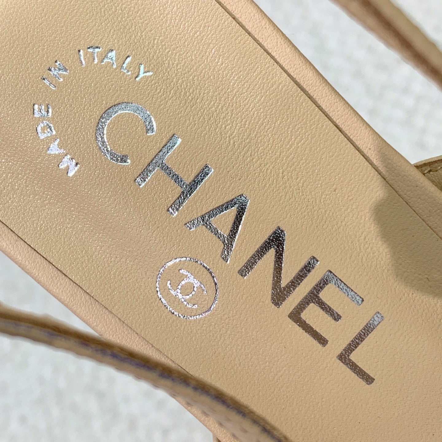 Chanel 2026 Slingback Flats Mesh Grosgrain 792615