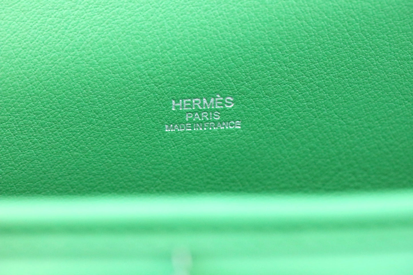 HM Berline Bag 28cm Green Calfskin 284547 (Production time: 25 days)