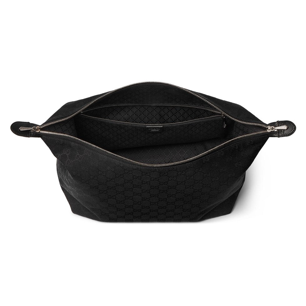 Gucci 26s Beatrix Medium Crossbody Bag Black Canvas