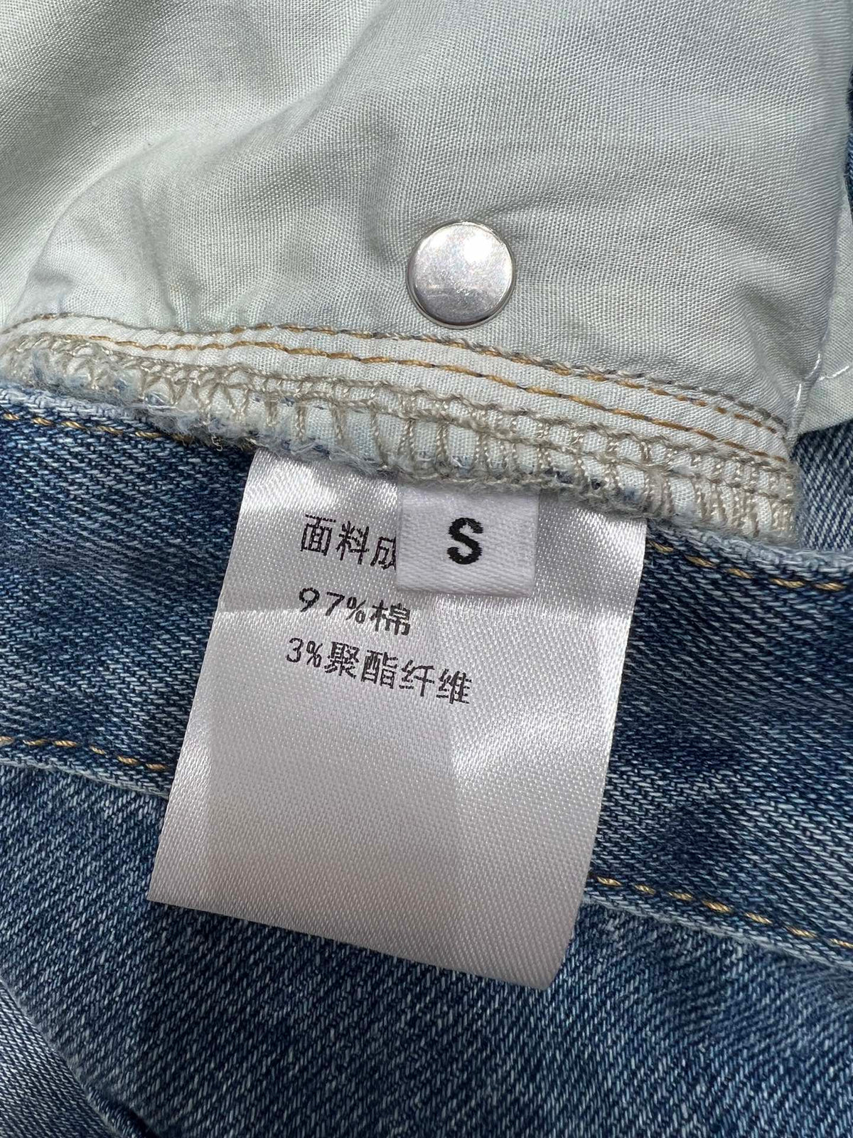 Loewe 26Ss Embroidered Denim Shorts