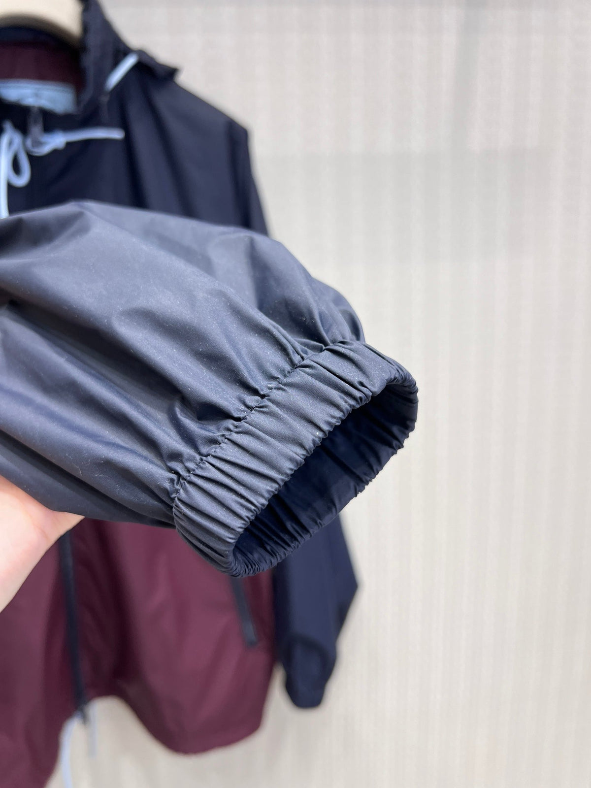 Prada 26s Blouson Jacket Blue Garnet Re-Nylon 370166
