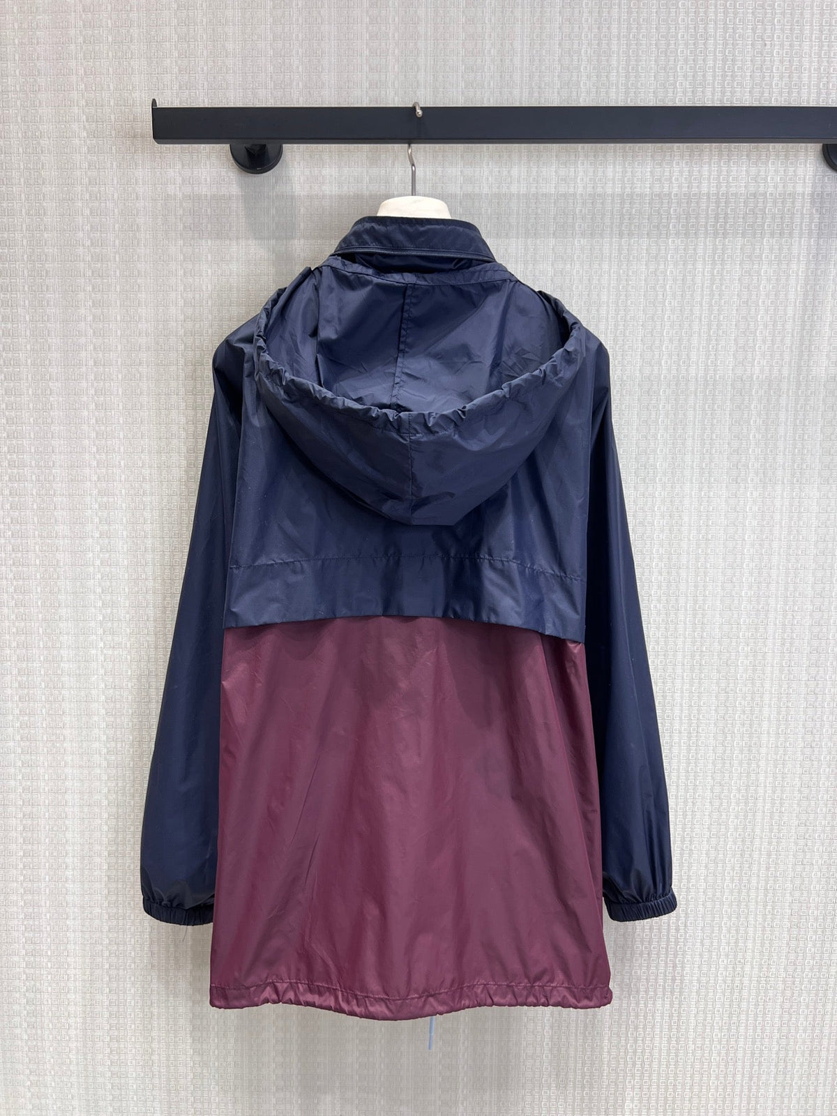 Prada 26s Blouson Jacket Blue Garnet Re-Nylon 370166