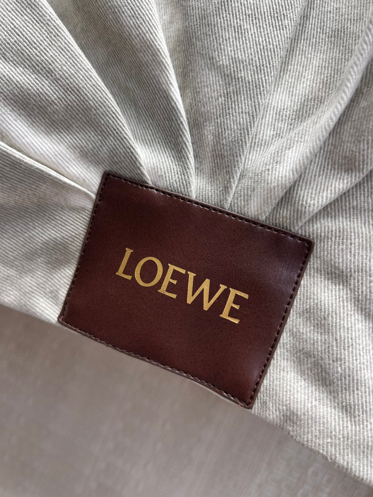 Loewe 26s Draped Jacket Light Grey Cotton 370171