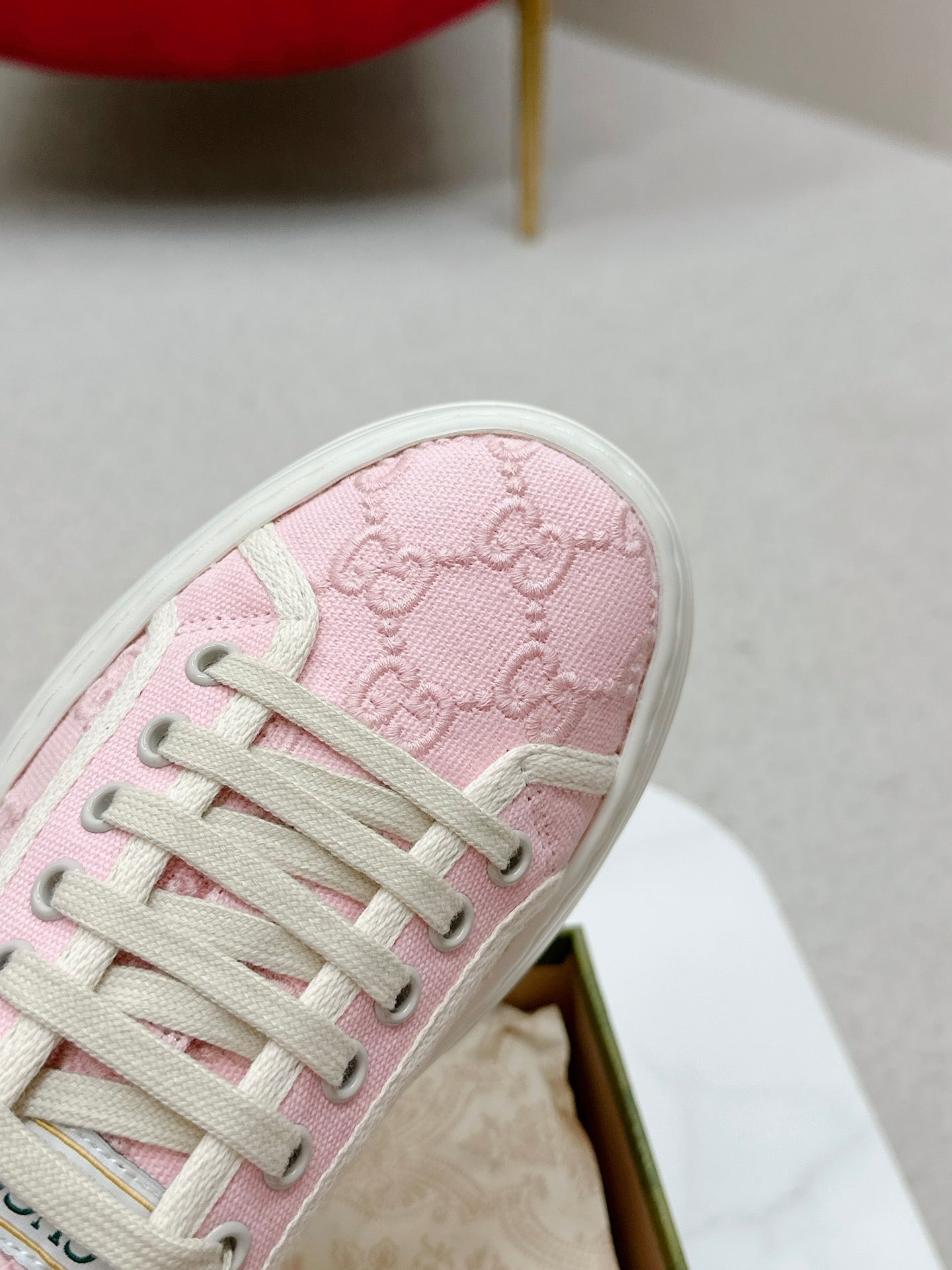 GG Tennis 1977 Sneakers Light Pink Canvas 457416