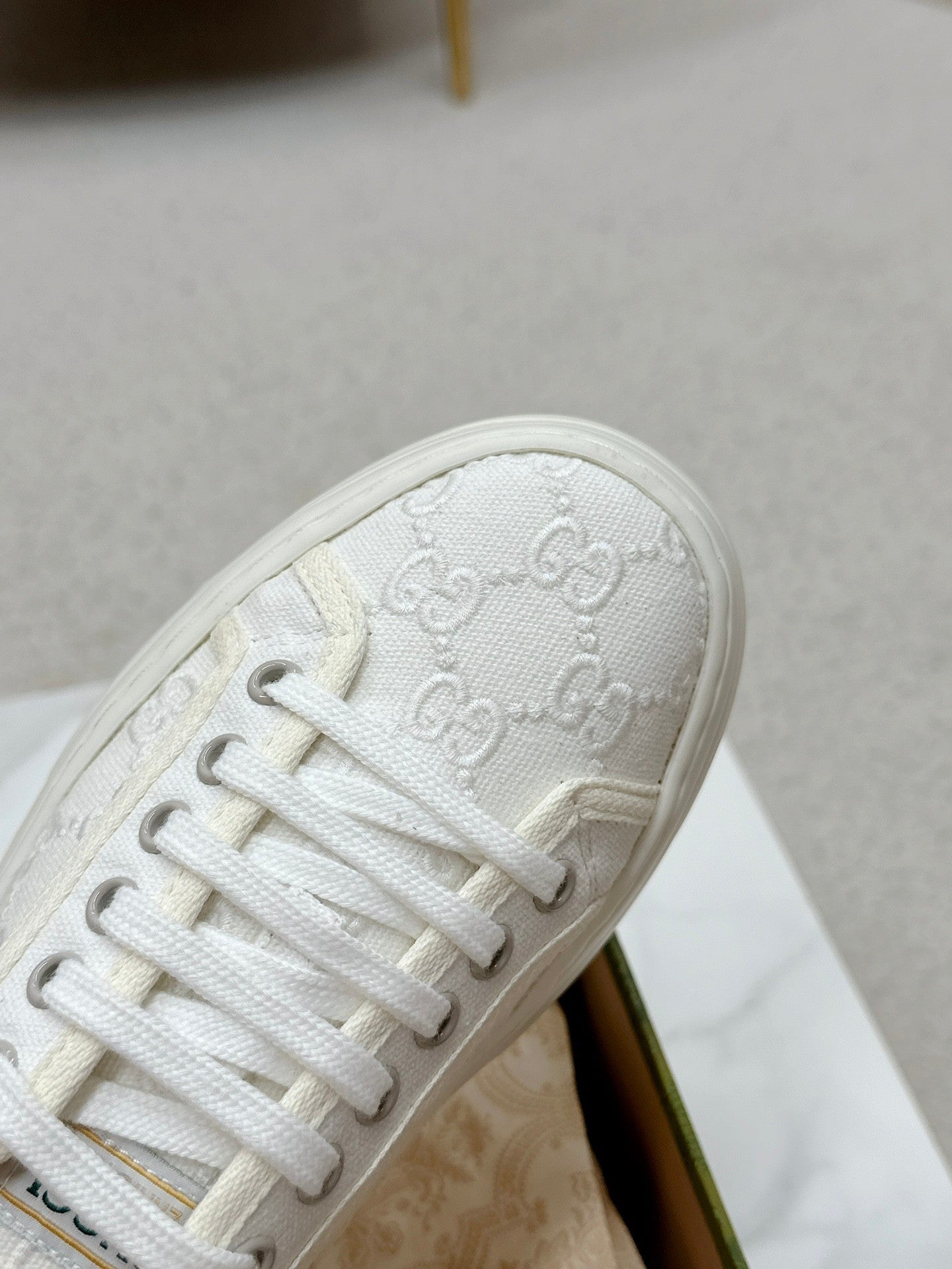 GG Tennis 1977 Sneakers White Canvas 457415