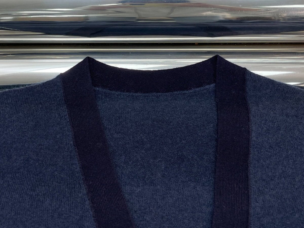 HM Color Block Striped Knit Cardigan Cashmere