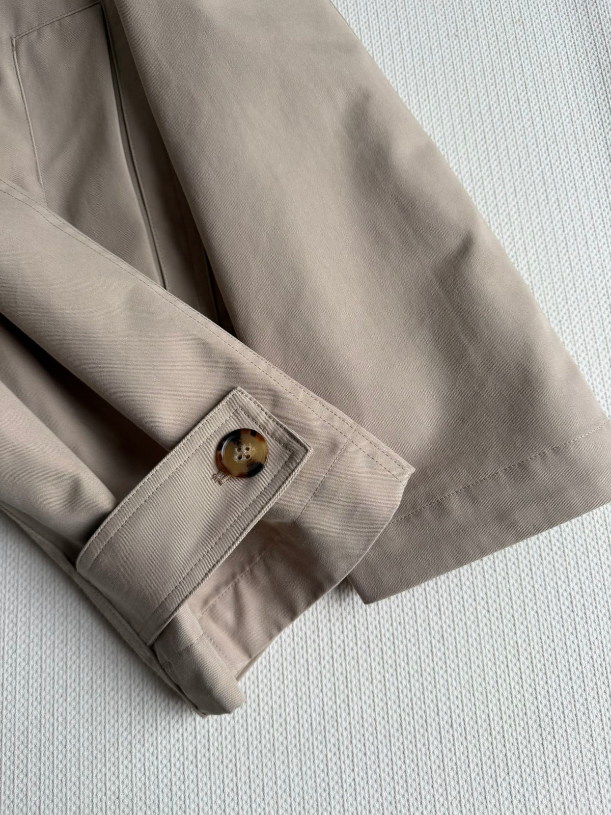Loewe Trench Coat Light Khahi Cotton 352924