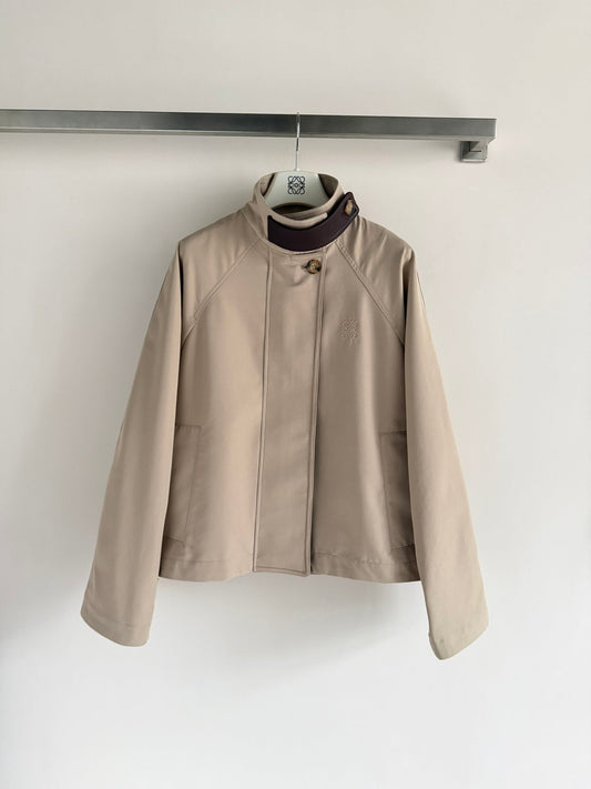 Loewe Trench Coat Light Khahi Cotton 352924