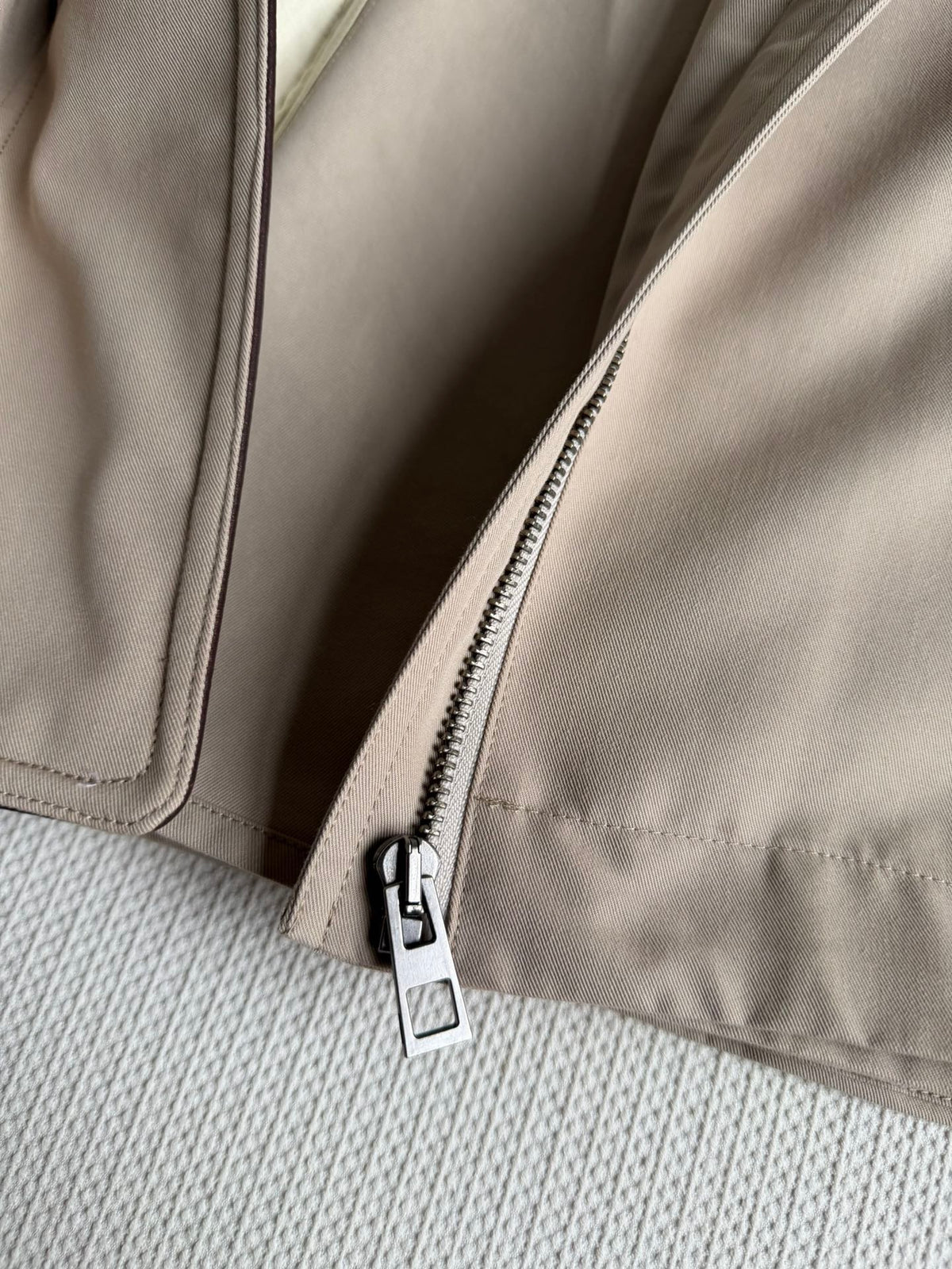 Loewe Trench Coat Light Khahi Cotton 352924