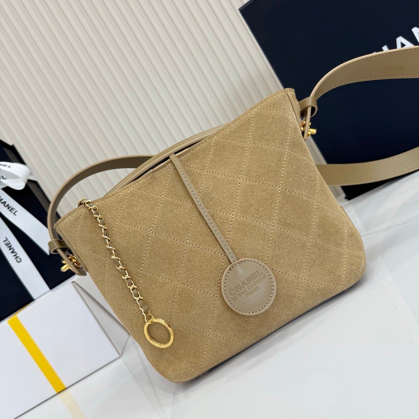 Chanel 2026 Bag 26cm Suede Leather 156914