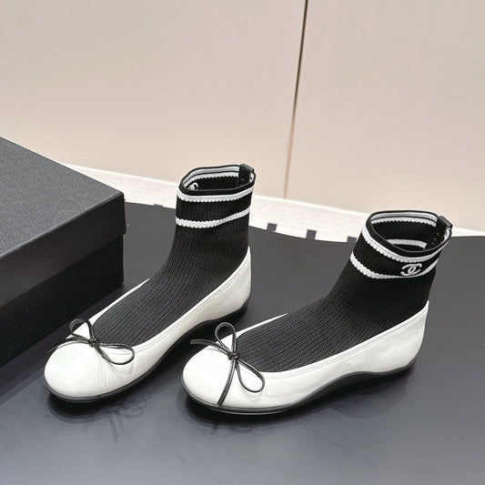 CC 26s Sneakers Black White Lambskin Mesh 922672