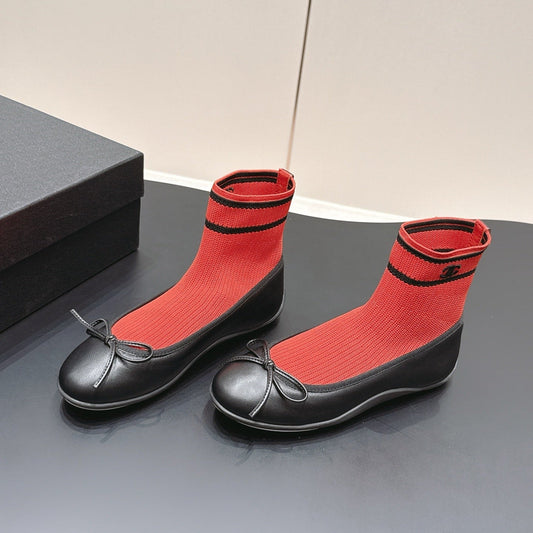 CC 26s Sneakers Black Red Lambskin Mesh 922674