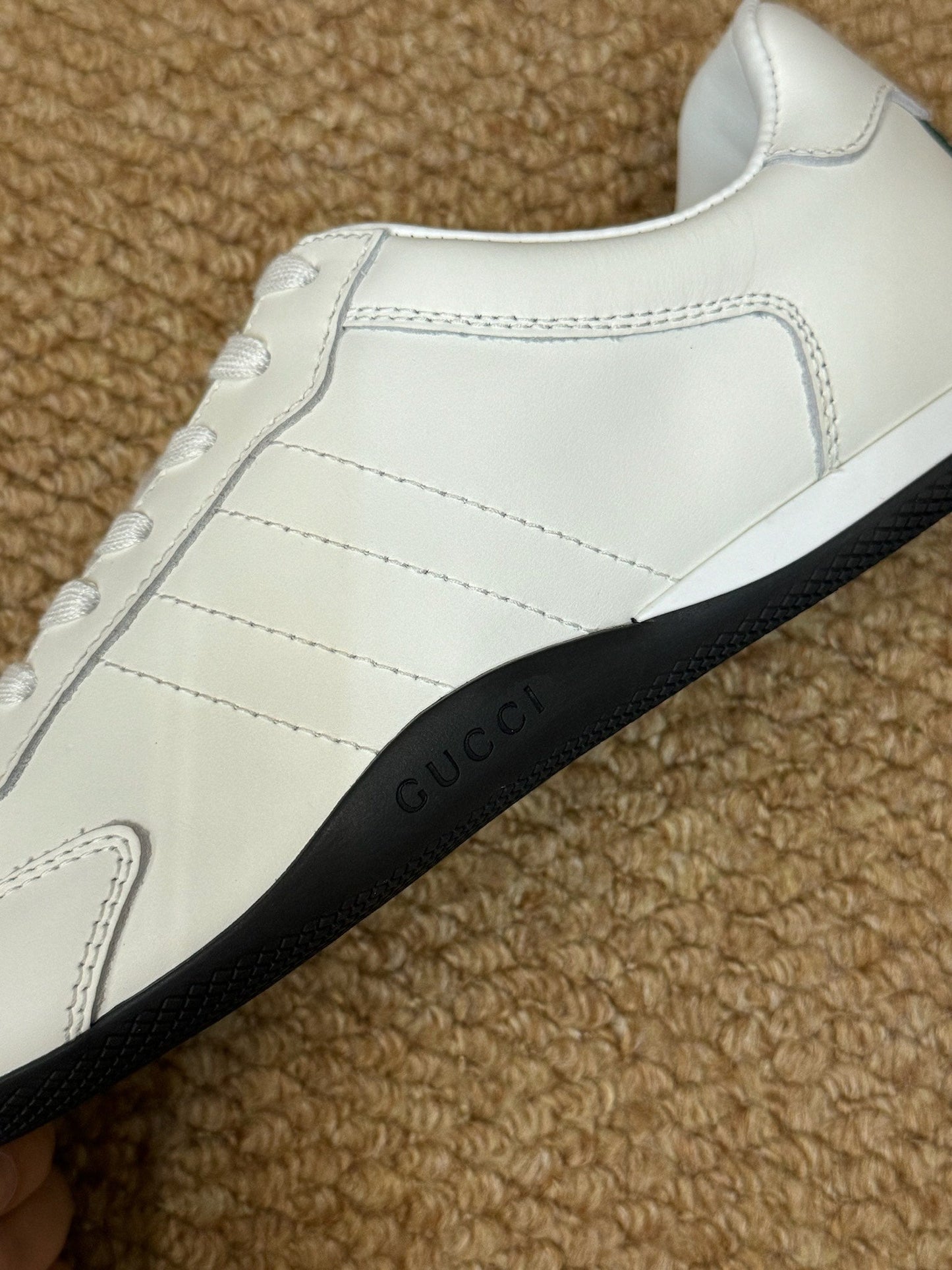 GG 26s Shift Sneakers White Leather 691471