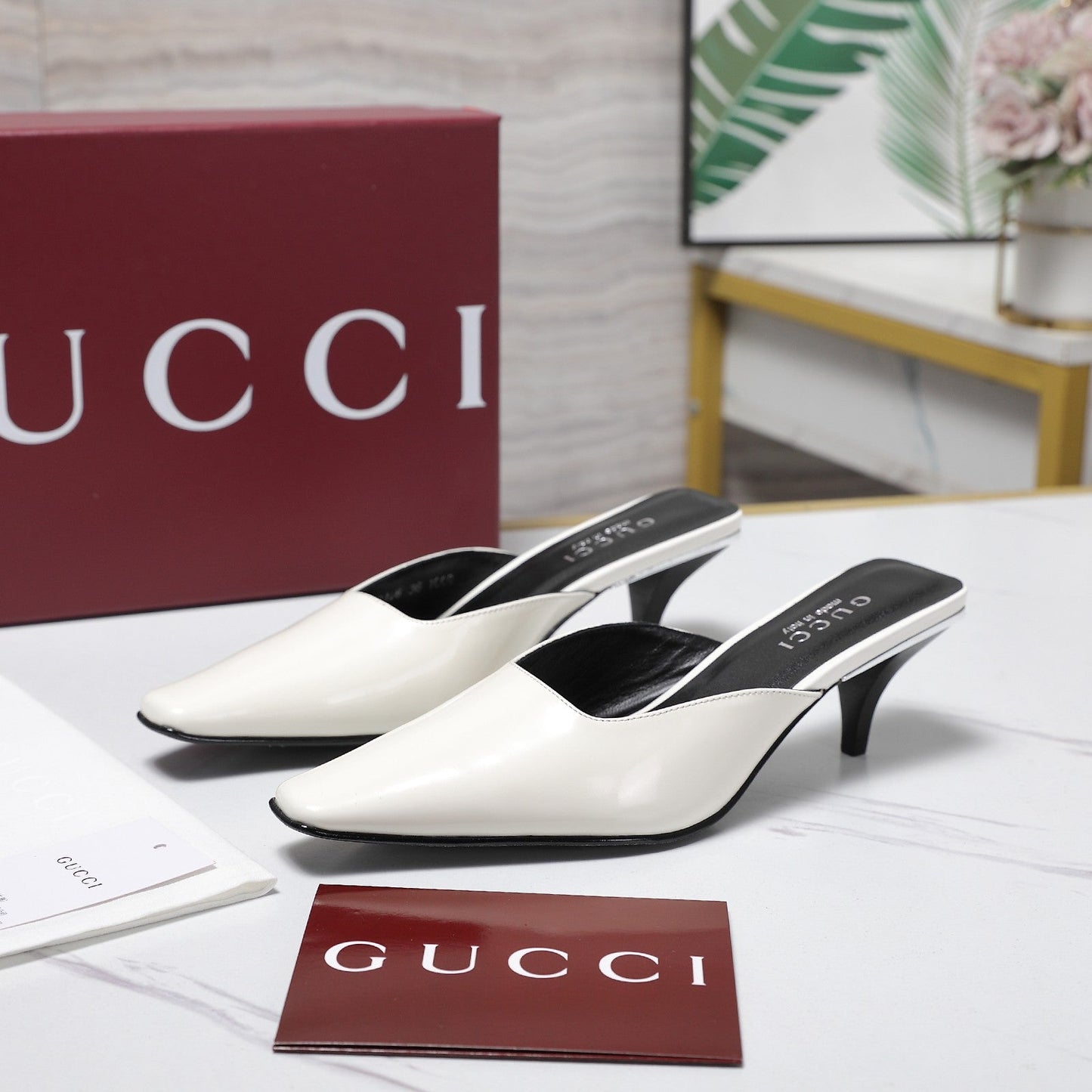 GG Cruise 2026 Mule 60mm White Sheepskin 601084