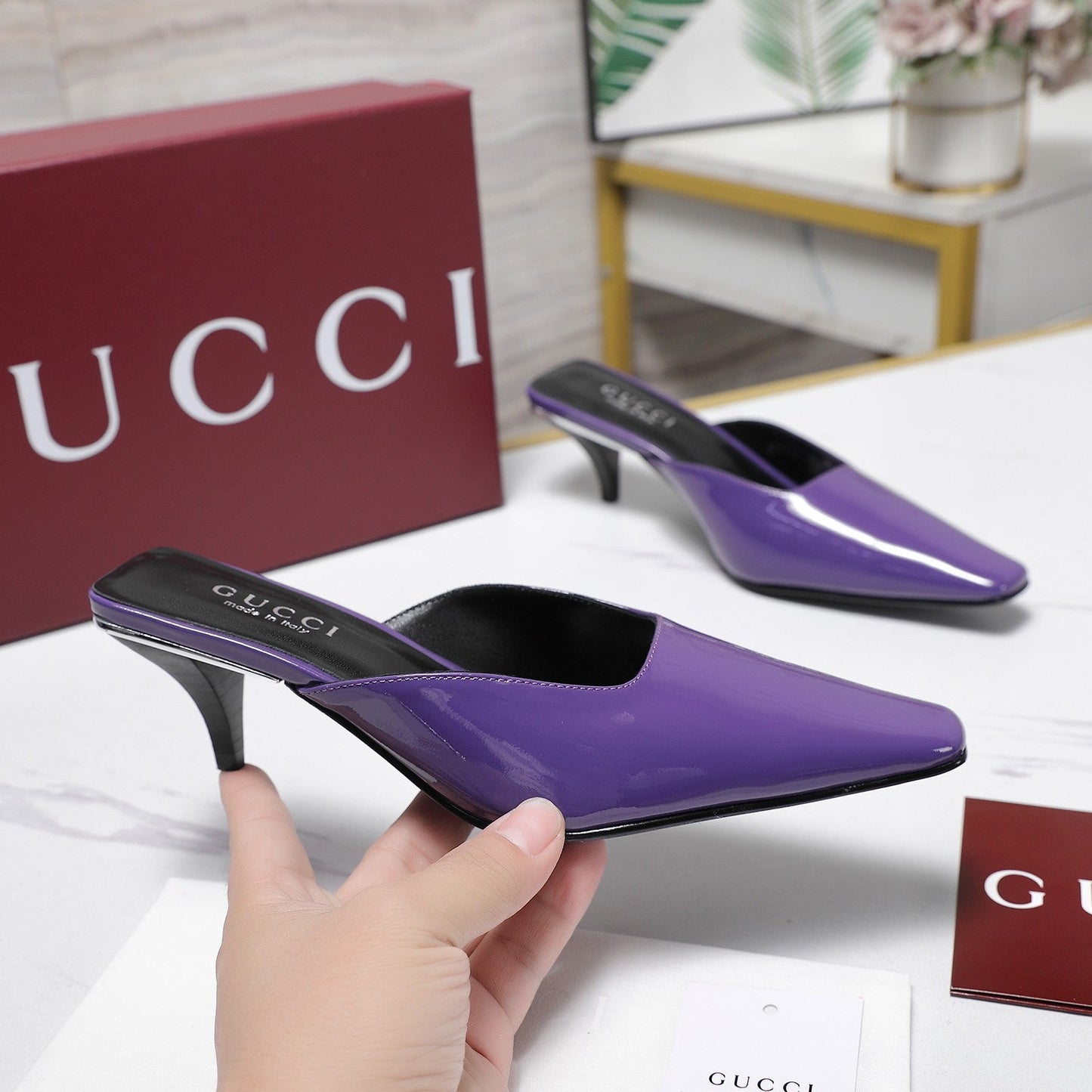 GG Cruise 2026 Mule 60mm Purple Sheepskin 601087