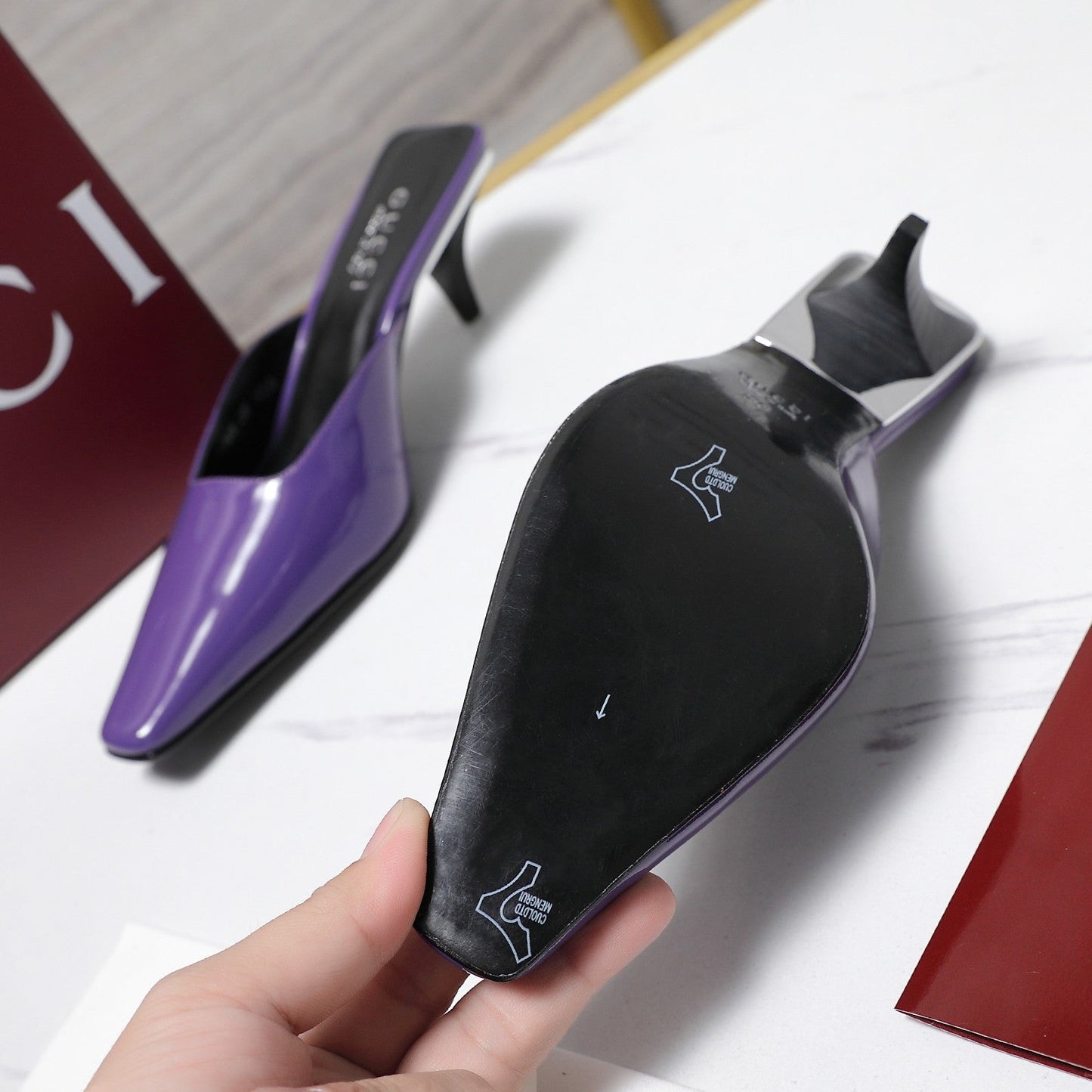 GG Cruise 2026 Mule 60mm Purple Sheepskin 601087