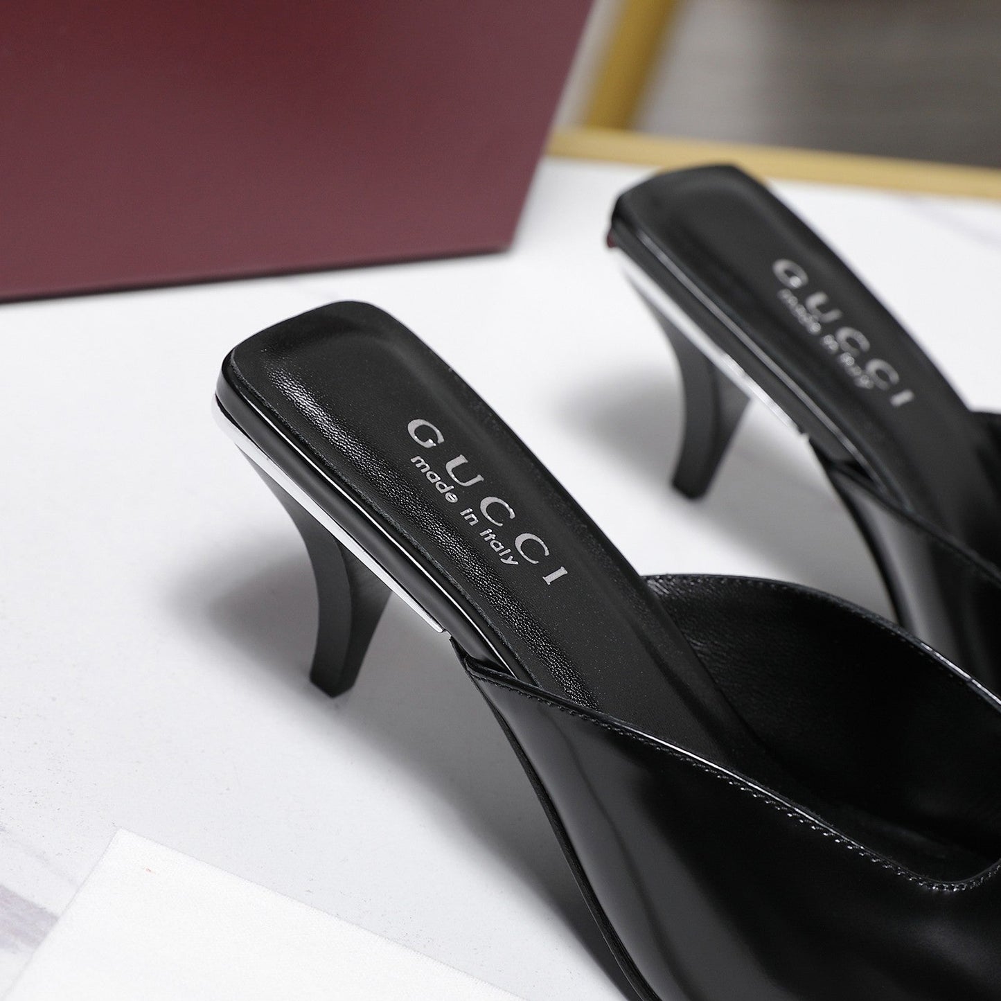 GG Cruise 2026 mule 60mm Black Sheepskin 601088