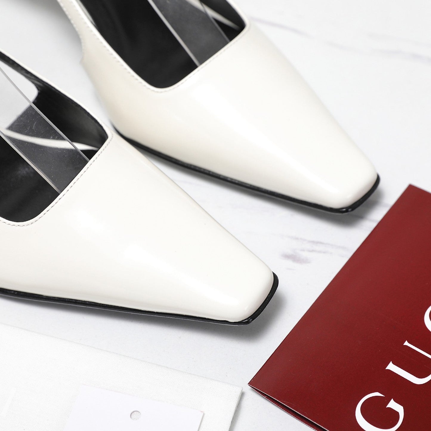 GG Cruise 2026 Slingback 55mm White Sheepskin 601089