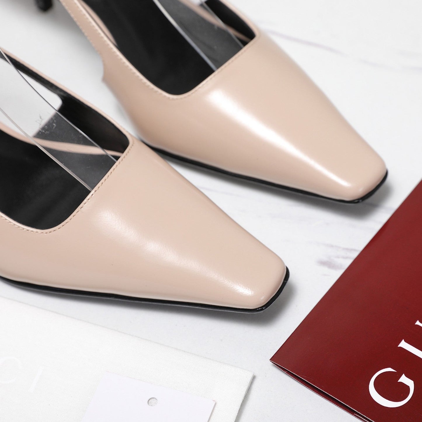 GG Cruise 2026 Slingback 55mm Light Beige Sheepskin 601090
