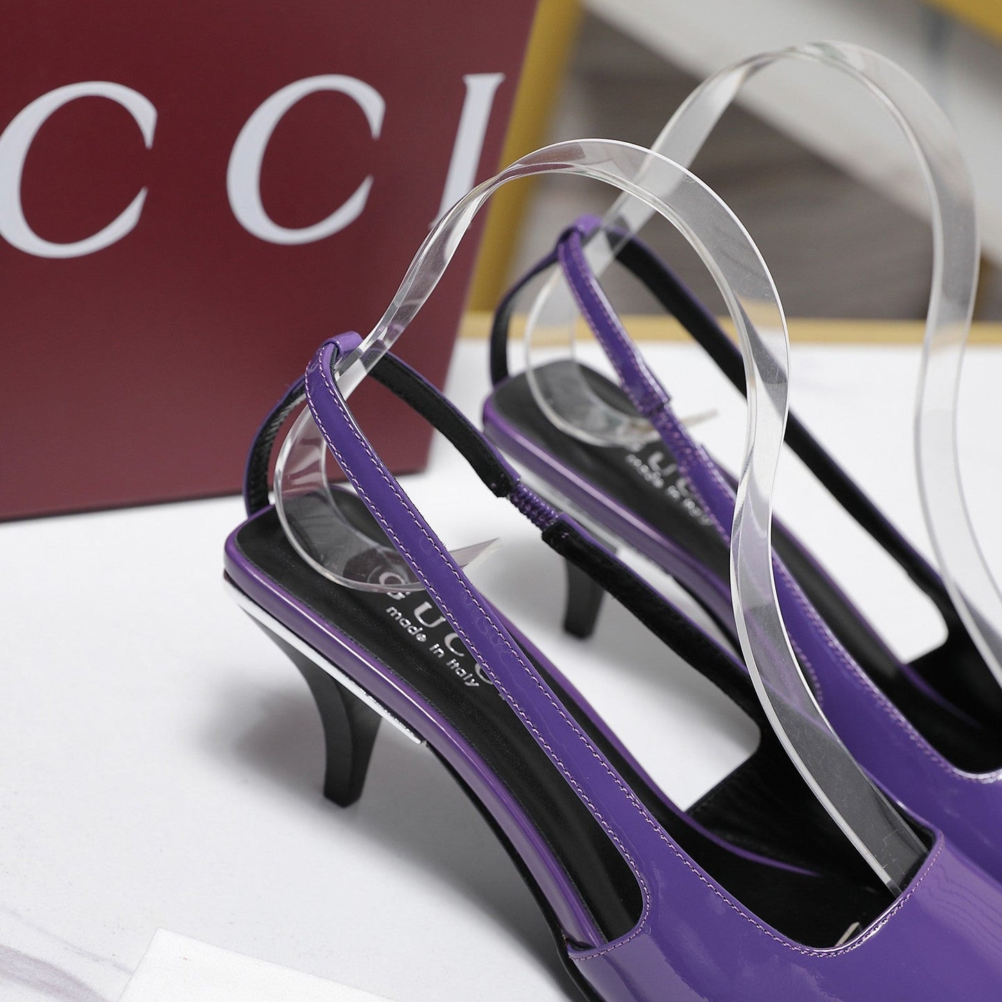 GG Cruise 2026 Slingback 55mm Purple Sheepskin 601091