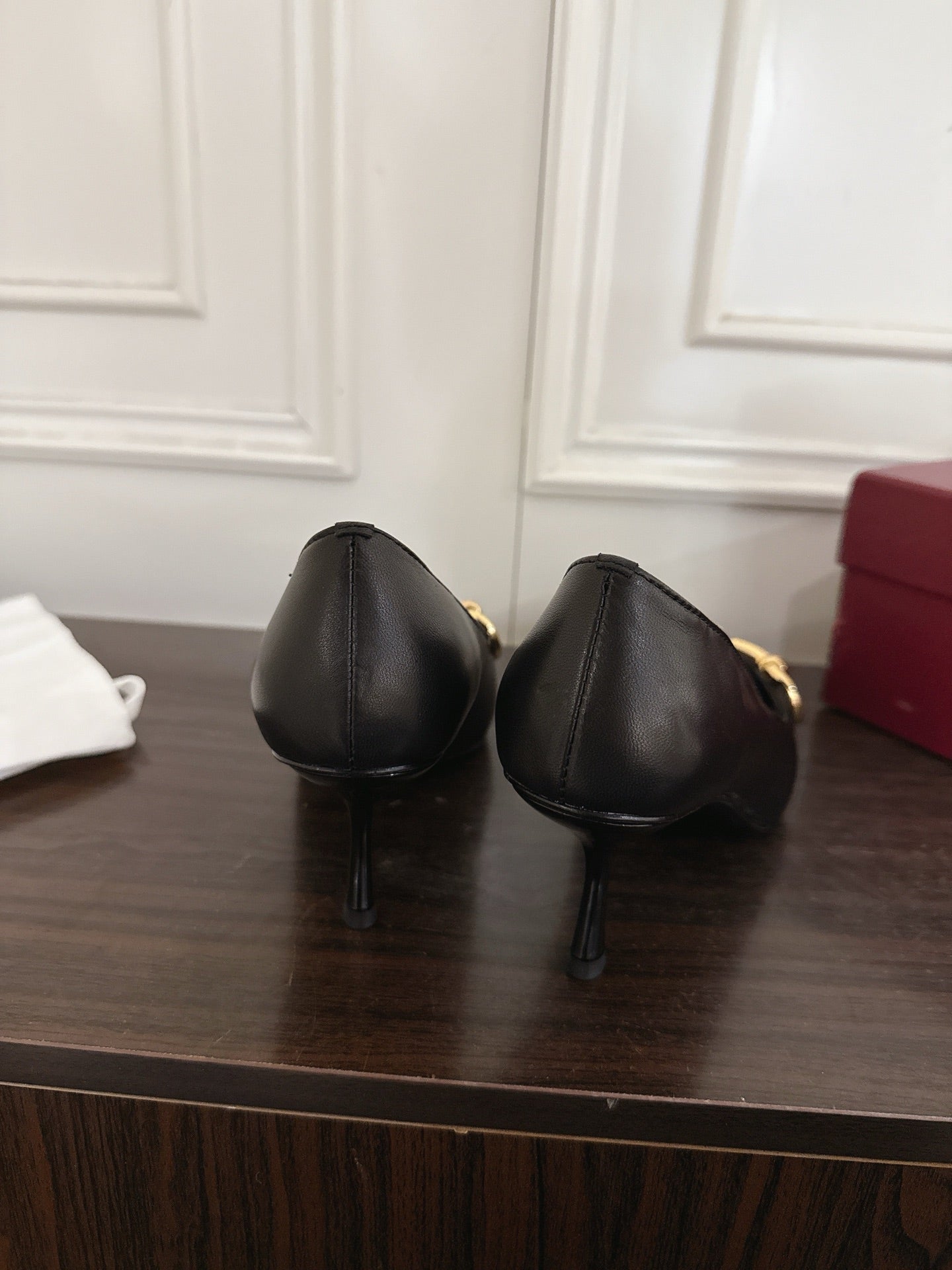 GG Boulevard Pumps 7.5cm Black Leather 888854