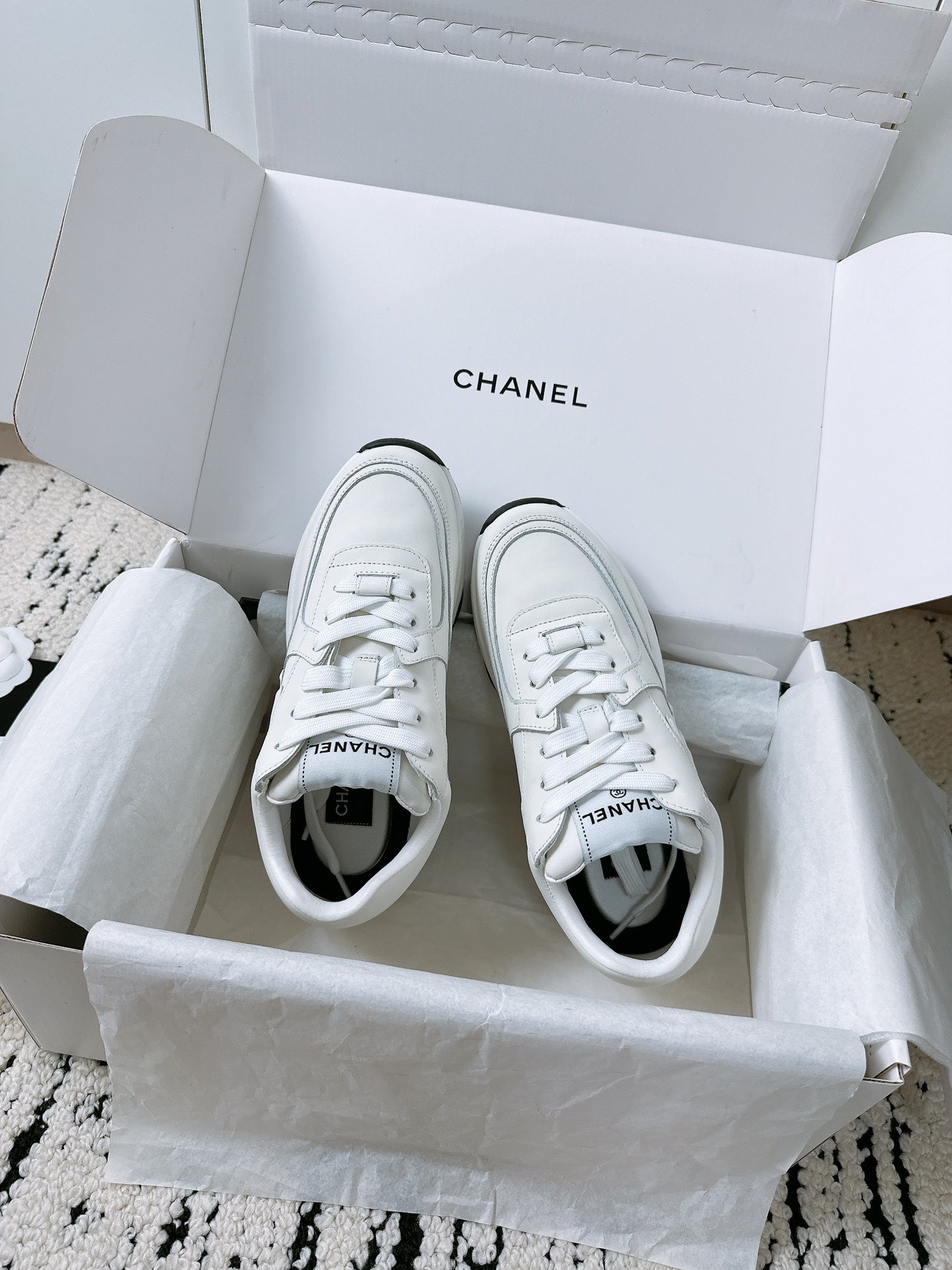 CC Sneaker 35mm In White Soft Cowhide 144702