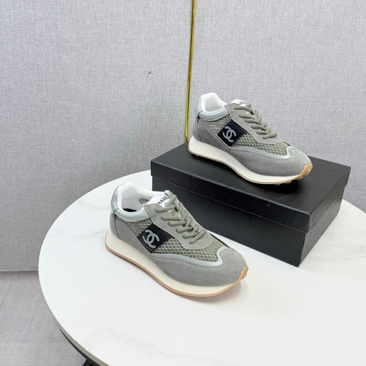 CC 26s Trainer Sneakers Grey Mesh Suede 865804