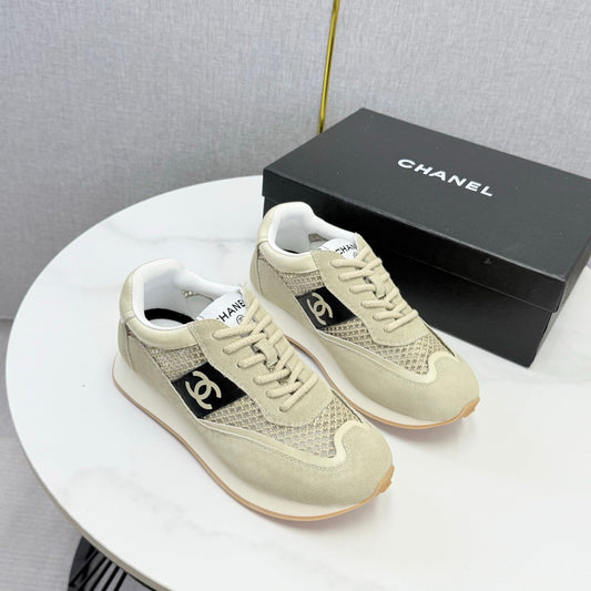 CC 26s Trainer Sneakers Khaki Mesh Suede 865805