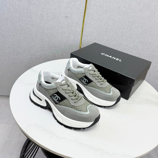 CC 26s Runners Sneakers Grey Mesh Suede 865807