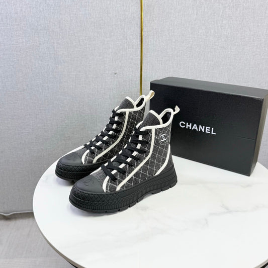CC 26s High-Top Sneakers Dark Grey Cotton 972650