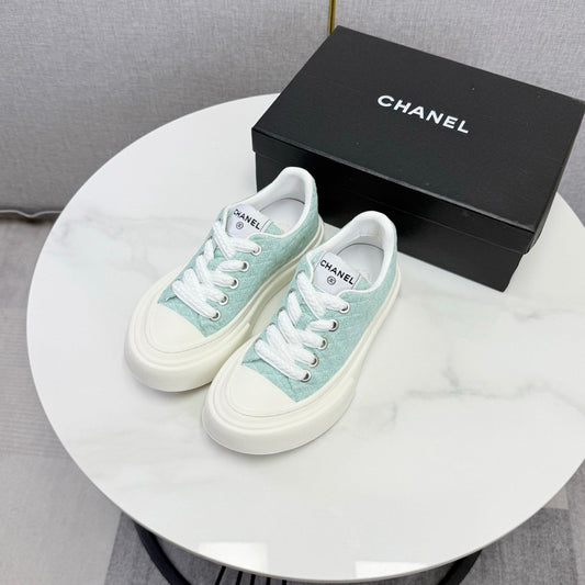 CC 26s Platform Sole Sneakers Mint Blue Canvas 972896
