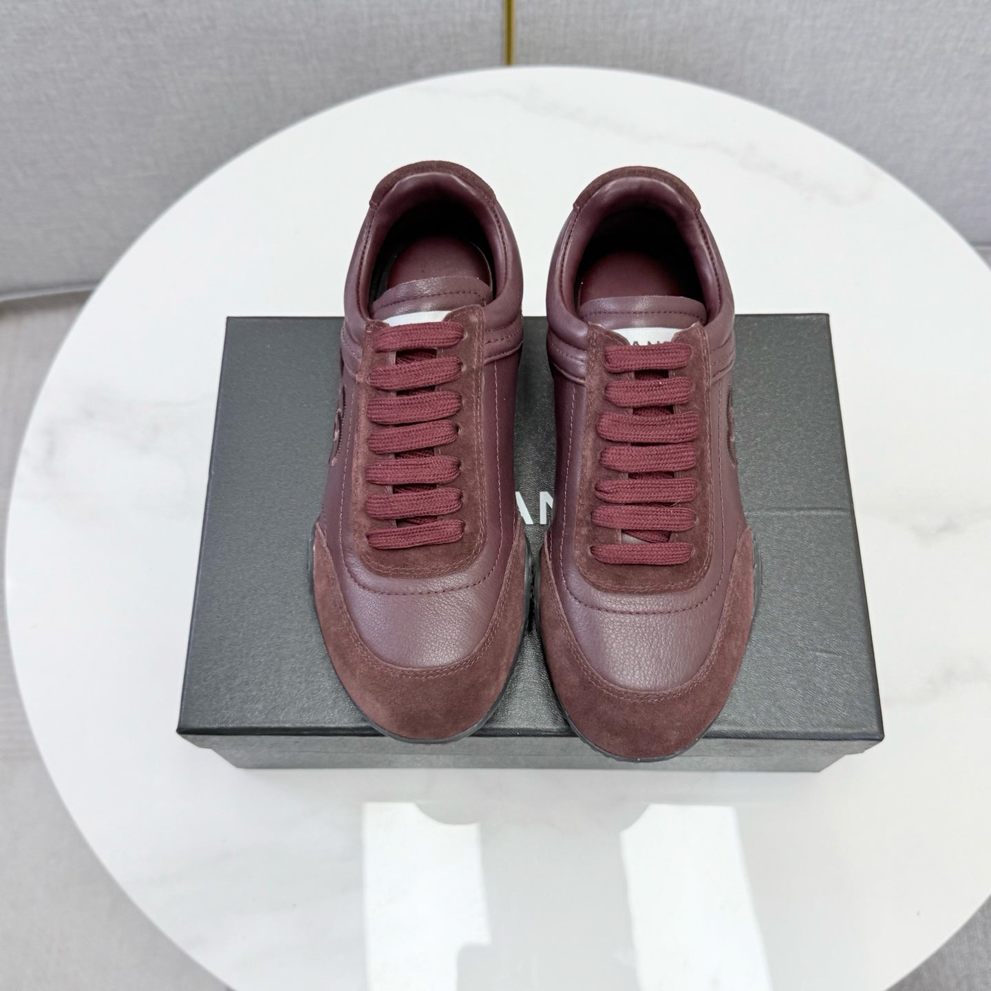 CC 26s Sneakers Burgundy Leather Suede 972902